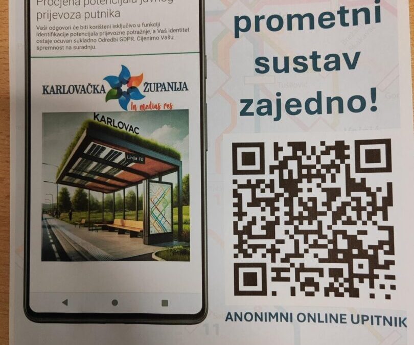 Anketa – javni prijevoz putnika na području Karlovačke županije